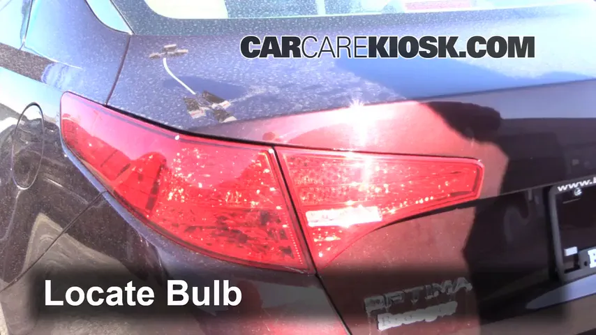 2013 Kia Optima LX 2.4L 4 Cyl. Lights Turn Signal - Rear (replace bulb)